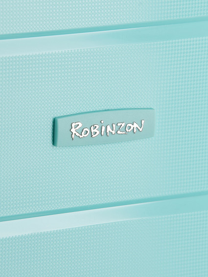 Чемодан и бьюти-кейс Robinzon RP3615 Malta Silver Edition S+BC