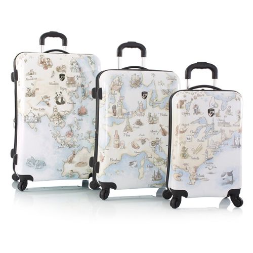 Чемодан Heys 13043-3010-26 Fashion Spinner Illustrated Map M