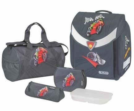 Ранец Herlitz 11350881 Flexi Plus Motorbike с наполнением