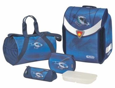 Ранец школьный Herlitz 11350865 Flexi Plus Helicopter с наполнением
