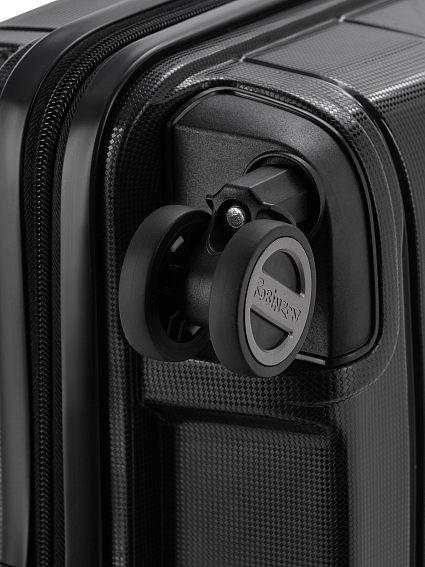 Чемодан и бьюти-кейс Robinzon RP3615 Malta Black Edition S+BC