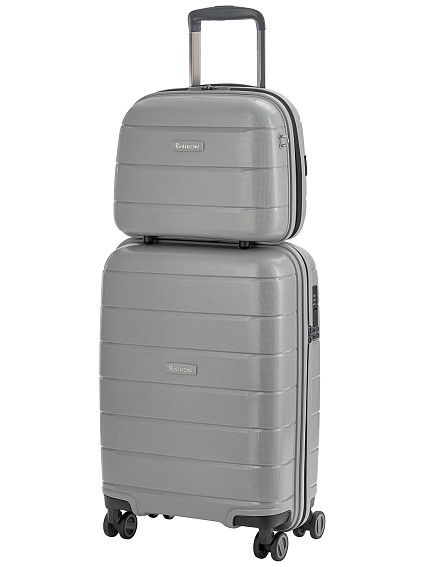 Чемодан и бьюти-кейс Robinzon RP3615 Malta Black Edition S+BC