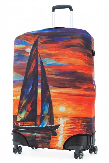 Чехол для чемодана средний Eberhart EBHJJM01-M Sailboat Sunset