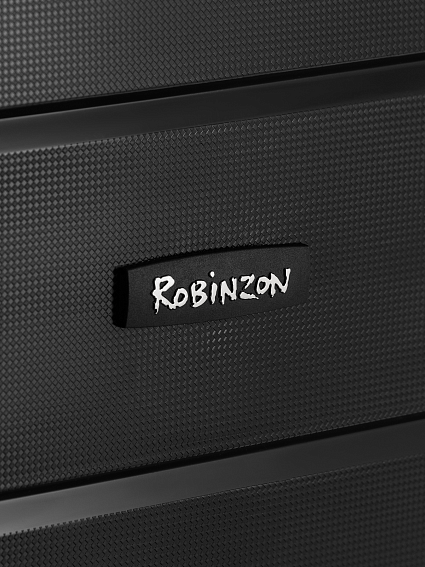 Чемодан и бьюти-кейс Robinzon RP3615 Malta Black Edition S+BC