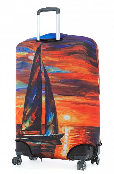 Чехол для чемодана средний Eberhart EBHJJM01-M Sailboat Sunset