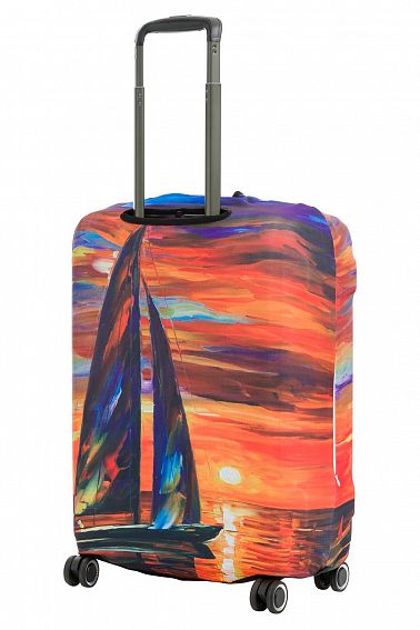 Чехол для чемодана средний Eberhart EBHP01-M Sailboat Sunset
