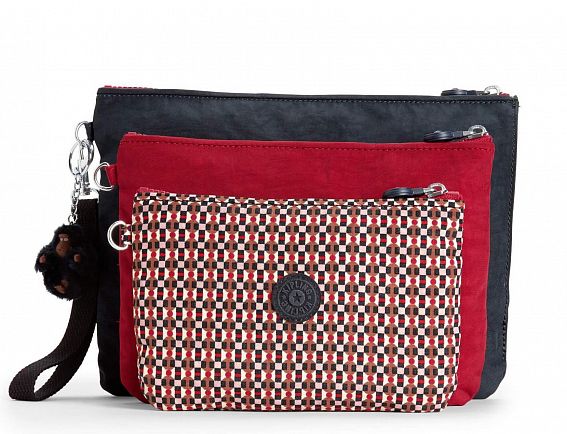 Набор косметичек Kipling K1241563T Iaka L Wristlet 3 Pouches