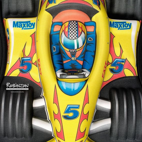 Чемодан детский MaxToy 2702 M06 Racer