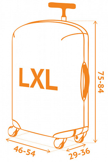 Чехол для чемодана большой Routemark SP180 Сгущенка L/XL