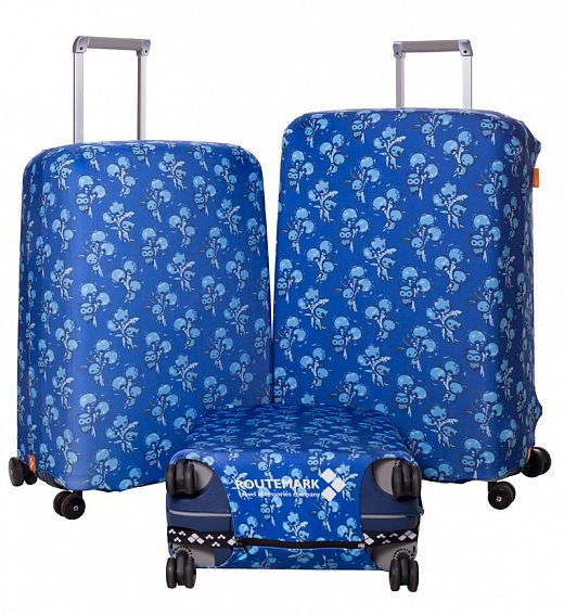 Чехол для чемодана большой Routemark SP240 Белое и Пушистое ART.LEBEDEV L/XL