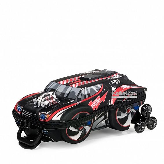 Чемодан детский MaxToy 2828 M01 Thunder Bolt Preto