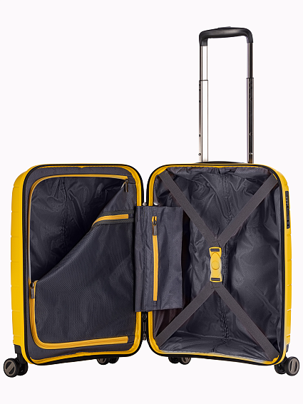 Чемодан и бьюти-кейс Robinzon RP3615 Malta Black Edition S+BC