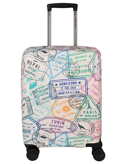 Чехол для чемодана малый Eberhart EBH814-S Travel Stamps