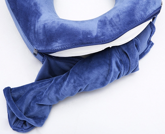 Подушка для путешествий с капюшоном Travel Blue TB_216 Hodded Tranquility Pillow