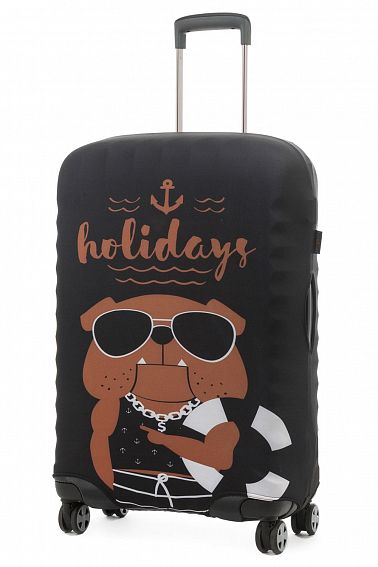 Чехол для чемодана средний Eberhart EBH613 M Holiday Bulldog