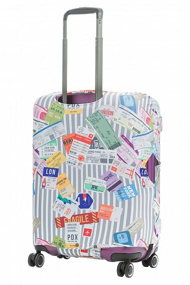 Чехол для чемодана средний Eberhart EBH688-M Traveler Stripes
