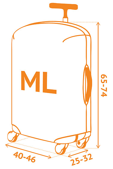 Чехол для чемодана Routemark SP180 Norton-M/L