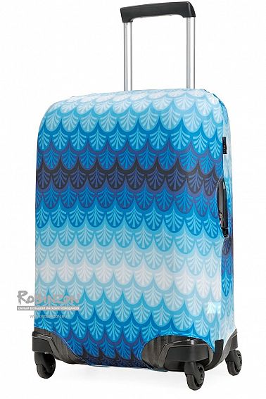 Чехол для чемодана средний Eberhart EBH446 M Blue Shells