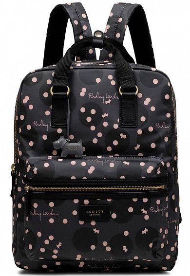 Рюкзак Radley 13542 Dark Grey Clouds Hill Large Zip-Top Backpack