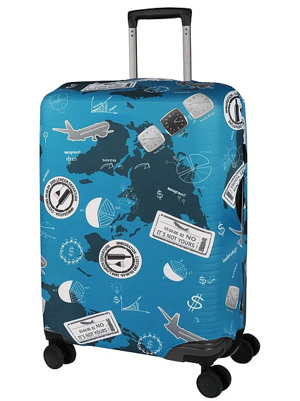 Чехол для чемодана большой Eberhart EBH472-L Journey Blue