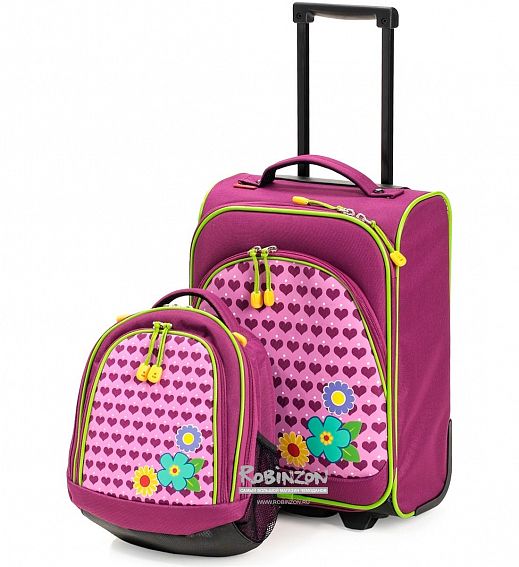 Комплект детский чемодан и рюкзак Travelite 81760 Youngster Flower