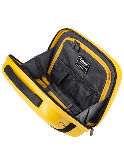 Чемодан и бьюти-кейс Robinzon RP3615 Malta Black Edition S+BC