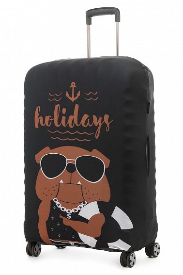 Чехол для чемодана большой Eberhart EBH613 L Holiday Bulldog