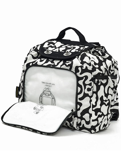 Рюкзак Mandarina Duck UXT09 Revival Moire Foldable Utility Backpack