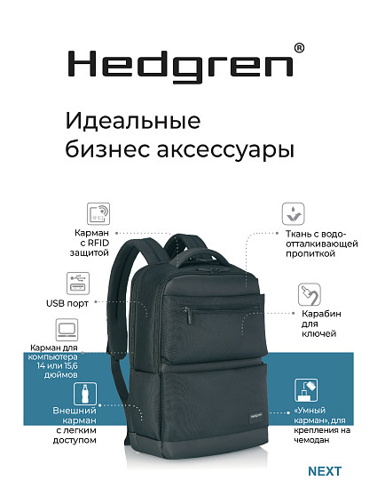 Рюкзак Hedgren HNXT04 Next Drive Backpack 2 RFID