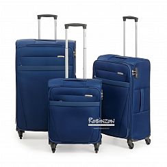 Чемодан пластиковый на защелках samsonite