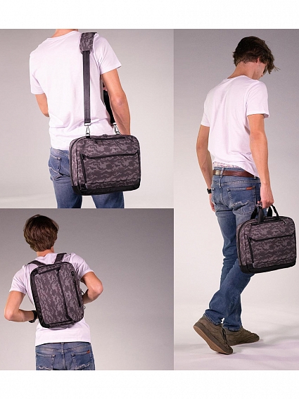 Сумка-рюкзак Hedgren HLNK06 Link 3-Way Briefcase 15 Hitch