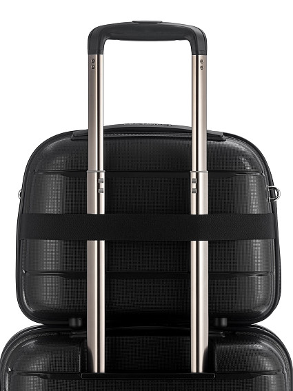 Чемодан и бьюти-кейс Robinzon RP3615 Malta Black Edition S+BC