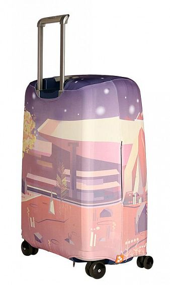 Чехол для чемодана средний Routemark SP180 Марс Дива Клаб M/L