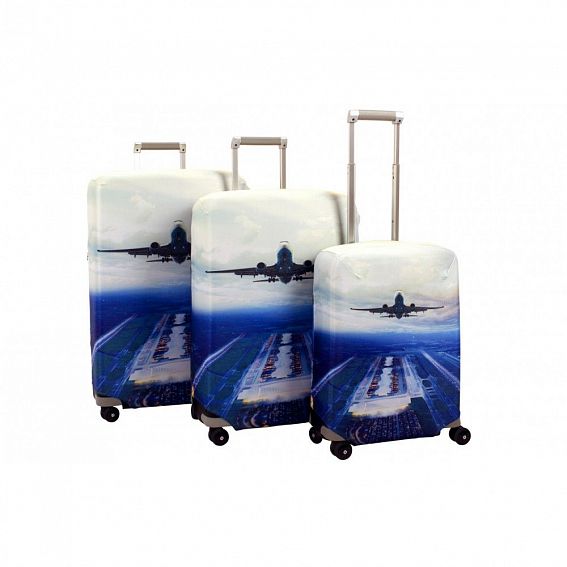 Чехол для чемодана средний Routemark SP240 Plane M/L