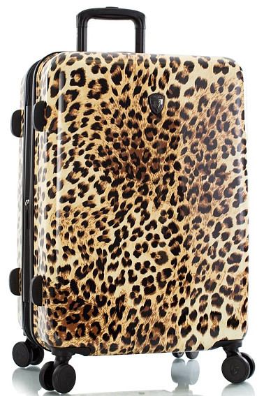 Heys EU Valigia 13128 Leopard 26" - Trolley Unisex Adulti Con Fantasia Leopardo