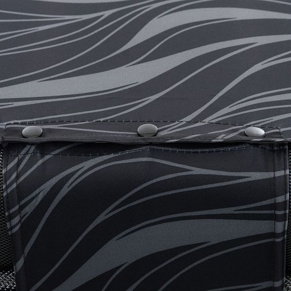 Чехол для чемодана средний Eberhart EBH609 M Black and Grey Tie Dye