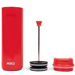 Термокружка с френч-прессом Miku TH-MGFP-480R 480 мл