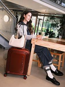 Чемодан Mandarina Duck OUV24 Logoduck+ Metal Expandable Cabin Hard Trolley (4 wheels)