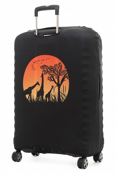 Чехол для чемодана большой Eberhart EBH598 L Giraffe Sunset