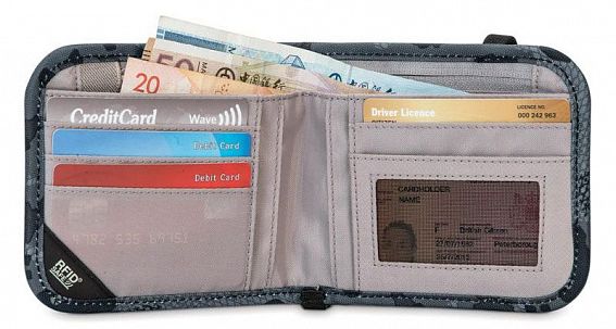 Кошелек Pacsafe 10556 RFIDsafe V100 Anti-theft RFID Blocking Bi-fold Wallet