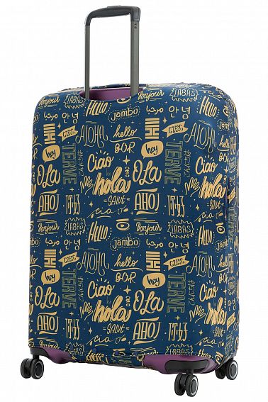 Чехол для чемодана большой Eberhart EBH680-L Blue Orange Hello