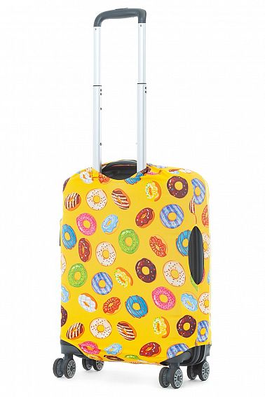 Чехол для чемодана малый Fancy Armor ECO Желтый Пончик S