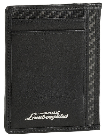 Футляр для кредитных карт Automobili Lamborghini LBPU00076M Black Techno