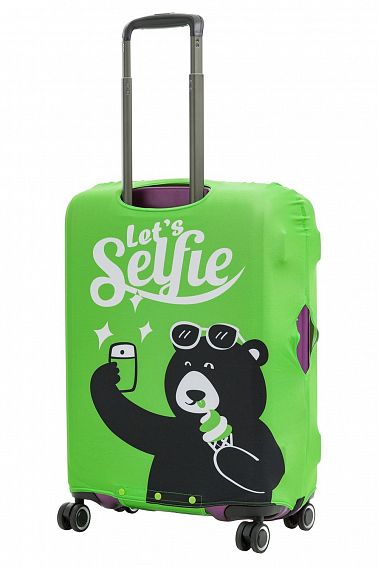 Чехол для чемодана средний Eberhart EBH616-M Let's Selfie