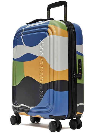 Чемодан Mandarina Duck NKV24 Logoduck + Printed Expandable Cabin Hard Trolley S exp