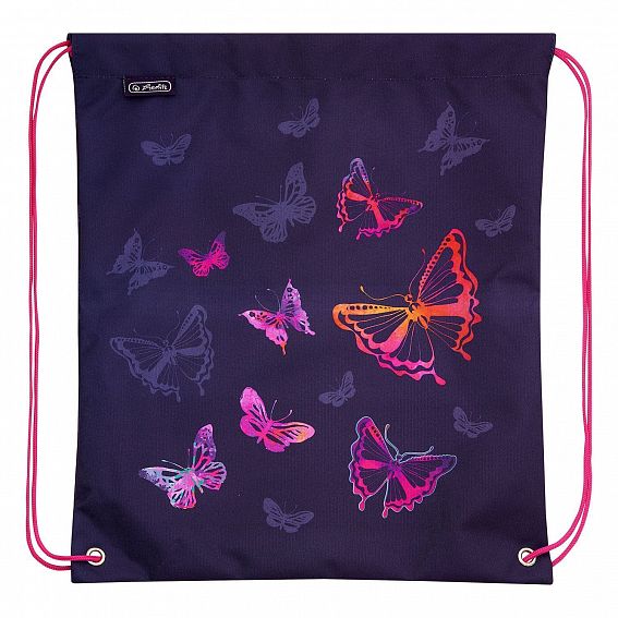 Ранец Herlitz 50020416 New Midi Plus Rainbow Butterfly с наполнением