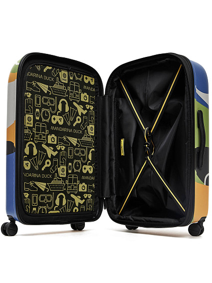 Чемодан Mandarina Duck NKV32 Logoduck+ Printed Medium Expandable Trolley M exp