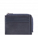 Визитница Piquadro PP4822W95R/BLU Vostok Zipper Coin Pouch With Document Holder