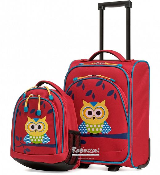 Комплект детский чемодан и рюкзак Travelite 81770 Youngster Owl