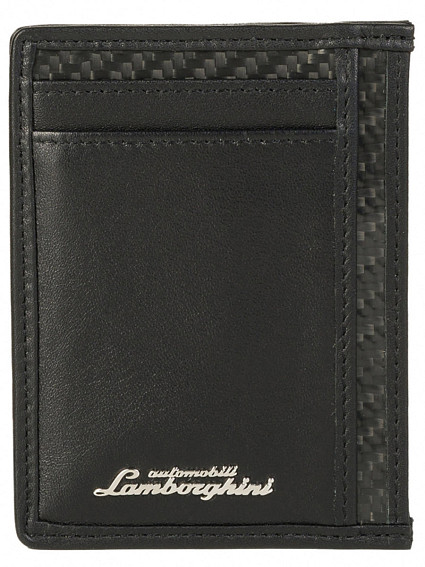 Футляр для кредитных карт Automobili Lamborghini LBPU00076M Black Techno